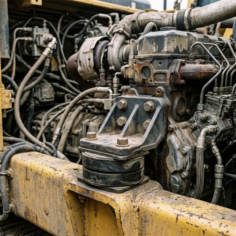 Lagerung Baumaschinenmotor Vibration